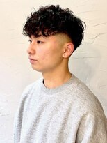 ディスイズバーバーセカンド(THIS IS BARBER 2nd)&nbsp;ツーブロック ツイストスパイラル 前下がりマッシュ