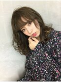 ◆ふんわり前髪/くびれカールイメチェン！【自由ヶ丘髪質改善】