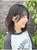 小顔可愛いレイヤーカット×アッシュカラー10代20代30代