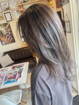 ヘア メイク ココ(hair make coco)&nbsp;寒色×ロングレイヤー