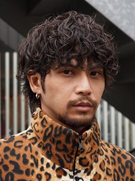 フィフスパーク(fifth PARK) 渋谷マッシュシャドウパーマメンズパーマウルフセンターパート