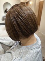 ベル サウス(BHEL south) レイヤーカット顔周り/ベージュカラー/津/久居