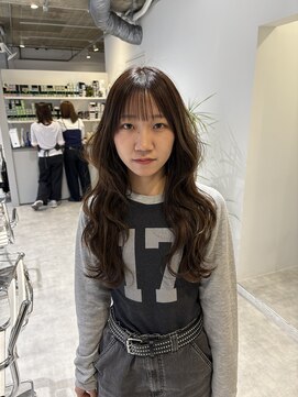 ローレンジウ(LOREN JU) 着物ヘア/ダークアッシュ/ミディアムレイヤーカット/名古屋名駅