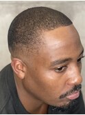 Clean skin fade and sharp lineup