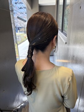 プランツヘアー 高宮店(Plants hair) タイトポニー^ ^