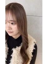 ヘアーメイク アディクト(HAIR MAKE addict)&nbsp;ミルクティーベージュ/ブリーチなしカラー/レイヤーカット