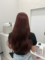ヴェルア 四条烏丸(Velua) レッドカラー ワンカラー ブリーチなしダブルカラー