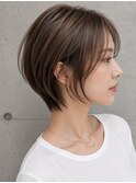 20代30代40代50代ナチュラル大人可愛いレイヤーショートボブ