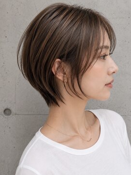 ザ シー 橋本(The C) 20代30代40代50代ナチュラル大人可愛いレイヤーショートボブ
