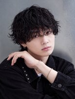 エイド 本店(aid)&nbsp;波巻きシャドウパーマ無造作マッシュウルフ