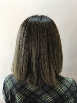 プース ヘアー(Pousse hair) グラデーションカラー【スモーキーアッシュ】