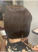 切りっぱなしボブ