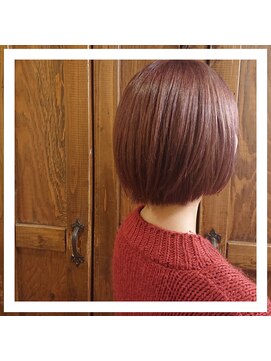 ルパラディ(leparadis) 【チェリーレッド×ショートボブ】