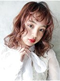 パリジェンヌ風ミディアムボブ_チョコレート_27423