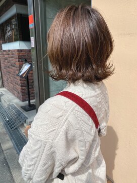 フロート 小阪店(float) マロンブラウン_クールショート ピンクグレージュ ボブルフ