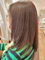 ヘアーズビースリー ポートサイド さら艶ミディアム ロングレイヤー 40代50代60代70代