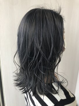 コレロ ヘアー(KORERO hair) バイオレット×バレイヤージュ