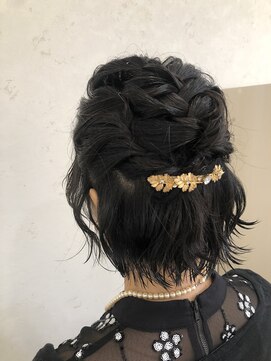カフカヘア 吉祥寺店(kafka hair) 【miles 吉祥寺】飯澤香織 編み込みハーフアップ