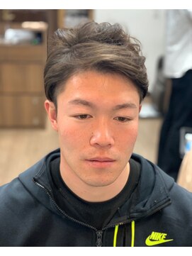 ケースタイルヘアスタジオ  虎ノ門店(K-STYLE HAIR STUDIO) 無造作パーマヘア　＜理容室＞