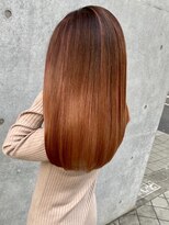 ナチュラ(natura) グラデーションカラーオレンジブラウン