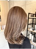 【sourire南大分店】ハイライトで作るベージュ