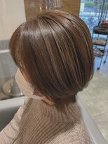 ヘアーエスクールフェイス(hair S. COEUR face) ボブ/ハイライト/ブラウンカラー/髪質改善トリートメント