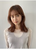 【astar】くびれヘア ミディアム 顔まわりレイヤー