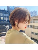ロンド ストラーダ 心斎橋(Lond strada)&nbsp;ショート×ハイライト白髪ぼかし×シルキーベージュ[心斎橋]
