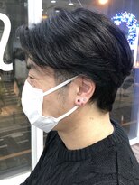 ヘッズ 本八幡店(HEADS)&nbsp;MEN'S HAIR  センターパート　ツイストスパイラル　コンマヘア