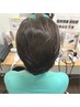 髪質改善【ヘナカラー】+トリートメント　全体(S) ¥9800～ → ¥6980～