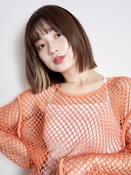 サラジュ 梅田店(SARAJU) saraju 切りっぱなしボブ レイヤーボブ 大人ボブ