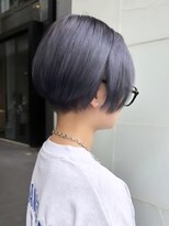 ロンド レア 天神大名店(Lond Le’a)&nbsp;ダブルカラーラベンダーグレージュカラーケアブリーチ韓国ボブ