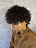 波巻きパーマ メンズ メンズカット メンズパーマ