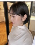 【志免】ミニマムボブ×ダークトーン☆山之内