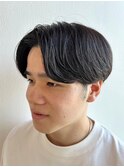 センターパート/メンズマッシュ