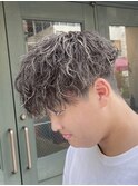 men's style  ツイスパ×ハイライトカラー