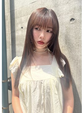 ノース イースト 高円寺店(north east) ストレートロング/顔まわりレイヤー/高円寺