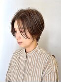丸みショート/大人可愛い