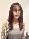 レイヤーボブ/ウルフレイヤーロング/ピンクヘアー