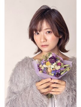 スノードロップ 荻窪(Snowdrop) 前髪/アンブレラカラー/こなれミディ/イメチェン/ウェーブパーマ