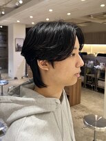 グラッド(GLAD.) メンズウルフカットセンターパートウルフカット中性ウルフカット