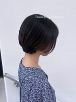 シュシュ 宜野湾店(chou chou)&nbsp;黒髪/ボブルフ/ネビージュ/小顔/ワンレン/水戸/髪質改善/前髪