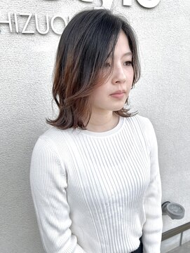 トータルビューティーサロン トップスタイル ブリーチなしのグラデーションカラー