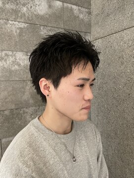 ニアウ 伊勢崎連取店(Niau) メンズスパイキーショートツイストパーマメンズパーマ