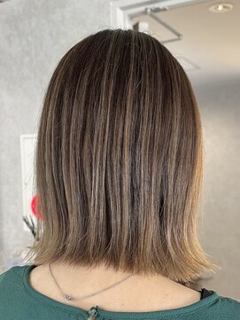 ラック(LUCK) ハイライト/船橋/くすみベージュ/細めハイライト