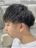 メンズマッシュスタイル×緩めソフトツイストパーマ