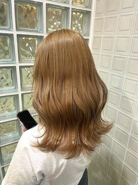 ボアップ 新居浜店(boappu) #ダブルカラー#ブリーチカラー#ミルクティーカラー