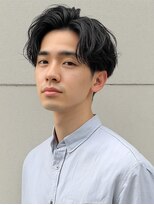 メンズプライマル(Men’s PRIMAL) MEN’S HAIR/サーフカール/刈り上げセンターパート/千葉駅
