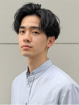 メンズプライマル(Men’s PRIMAL) MEN’S HAIR/サーフカール/刈り上げセンターパート/千葉駅