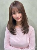 レイヤーカット　ロングレイヤー　ミディアムレイヤー　顔まわり